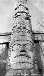 Totem pole of old Kasaan, Alaska, c.1916