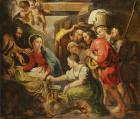 Adoration of the Shepherds (oil on canvas)