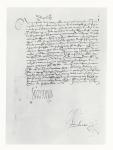 Letter from Francis I of France to the Parlement of Bordeaux, 1529 (pen & ink on paper)