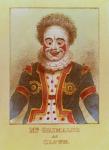 Mr Grimaldi as Clown (coloured engraving)
