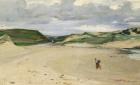 The Beach at Ambleteuse, 1869 (oil on canvas)