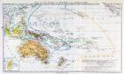 Map of the races of Oceania and Australasia, from 'The History of Mankind', Vol.1, by Prof. Friedrich Ratzel, 1896 (litho)