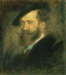 Portrait of the Artist Wilhelm Busch (1832-1908), c.1878 (oil on canvas)