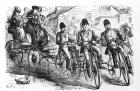 A Novel Idea. To Brighton and back in no time, cartoon from 'Punch', published August 21 1869 (engraving)