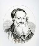 Portrait of William Grindal (d.1548) (engraving) (b/w photo)