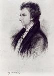 Portrait of William Hazlitt (litho) (b/w photo)