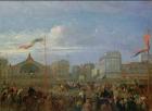 Queen Victoria (1819-1901) Arriving at the Gare de l'Est, 18th August 1855 (oil on canvas)