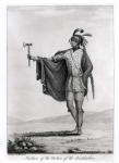 Indian of the Nation of Kaskaskia, from the atlas to Callot's 'Voyage dans l'Amerique Septentrionale', 1826, engraved by Tardieu (engraving)