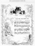 Dear Tom, This Brown Jug that now foams with mild ale..., song sheet from How's illustrated Book of British song (lithograph)