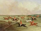 The Quorn Hunt in Full Cry: Second Horses, after a painting by Henry Alken (1785-1851) (oil on canvas)