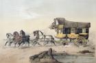 The Stage Coach (colour litho)