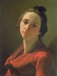 Portrait of Giovanna Spisani, the artist's wife (oil on canvas)
