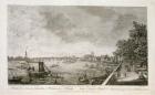 A View from Somerset Gardens to Westminster Bridge, engraved by Johann Sebastian Mueller (c.1715-92) 1750 (engraving) (see 111929)