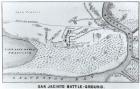Ground Plan of the Battle of San Jacinto (engraving)