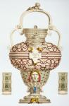 Decorated Drinking Bottle belonging to Henri II of France, 1873 (colour litho)