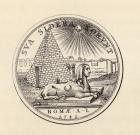 Masonic seal, from 'The History of Freemasonry, volume III', published by Thomas C. Jack, London, 1883 (litho)