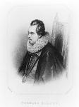 Portrait of Charles Blount (c.1562-1606) 8th Earl of Devonshire, from 'Lodge's British Portraits', 1823 (engraving) (b/w photo)