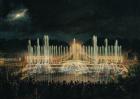 Illuminated Fountain Display in the Bassin de Neptune in Honour of Prince Francisco de Assisi de Bourbon (1822-1902) 21st August 1864 (oil on canvas)
