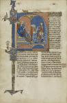 Page from a manuscript of the 'Vidal Mayor' manuscript by Vidal Canellas, copied by Michael Lupi de Candiu, c.1290-1310 (vellum)