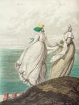 Bathing Place, from 'Gallery of Fashion', 1797 (colour engraving)