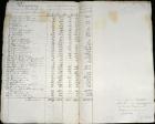 Record of colonies in Warthebruch, Poland, 1775 (pen & ink on paper)