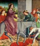 The Entry of Christ into Jerusalem, from the Altarpiece of St. Stephen, c.1470 (oil on panel)