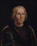 Portrait of Christopher Columbus (1450-1506) (oil on canvas)