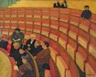 The Upper Circle at the Theatre du Chatelet, 1895 (oil on canvas)