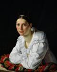 Madama Claude Marie Dubufe (1793-1837) 1818 (oil on canvas)