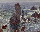 The Rocks at Belle-Ile, 1886 (oil on canvas)