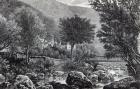 Near Lynmouth, from 'Leisure Hour', 1888 (engraving)