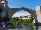 Mostar, Bosnia and Herzegovina. The Old Bridge. (photo)