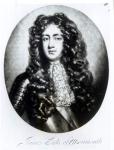 James Scott, Duke of Monmouth and Buccleuch (1649-85) (engraving) (b/w photo)
