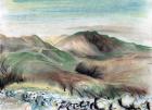 Hills in the Lake District, 2005, (pastels on paper)