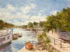 The Thames at Richmond, 2012 (oil on canvas)