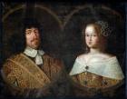 Frederick III of Denmark and his wife Sofia Amalia of Brunswick-Lyneburg, c.1643 (oil on canvas)