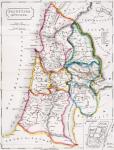 Map of Palestine, Palestina Antiqua, from 'The Atlas of Ancient Geography' by Samuel Butler, published in London, c.1829 (colour litho)