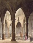 Temple Church, 1809 (aquatint)