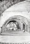 Arches Sauveterre France, 2010, (ink on paper)