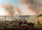 Battle in the Place de la Concorde, 1871 (oil on canvas)