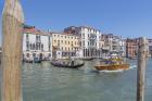 Traffic on the Grand Canal, Venice, Veneto Region, Italy (photo)