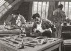 Diamond Cutting in Amsterdam, the Netherlands in the 19th century. From Pictures From Holland by Richard Lovett, published 1887.