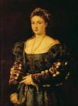 Portrait of a Woman, called La Bella (oil on canvas)