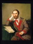Portrait of a Man, presumed to be Charles Gounod (1818-93) (oil on card)