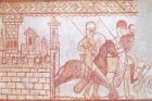 Departure of the Crusaders for the Battle of Boquee in Syria (wall painting)