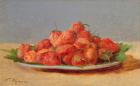 Still Life with Strawberries on a Plate