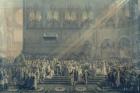 The Baptism of the King of Rome (1811-32) at Notre-Dame, 10th June 1811, after 1811 (engraving)