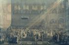 The Baptism of the King of Rome (1811-32) at Notre-Dame, 10th June 1811, after 1811 (engraving)