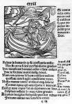 Illustration from the "Stultifera Navis Mortalium" by Sebastian Brant, printed by Johannes Schenspenger, 1497 (woocut)