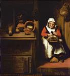 The Lacemaker (oil on canvas)